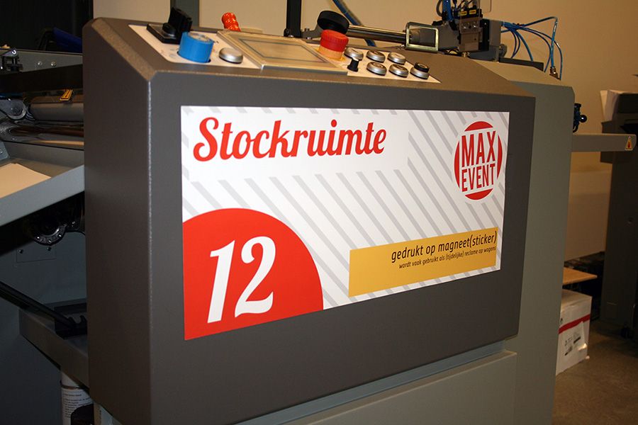 magneetstickers zijn ook handig als tijdelijk markering